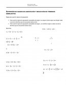 SUPRESIÓN DE SIGNOS DE AGRUPACIÓN Y REDUCCIÓN DE TÉRMINOS SEMEJANTES