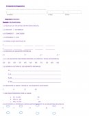 Evaluación de Diagnóstico Matemática