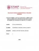 ENSAYO SOBRE LA EVALUACIÓN DE LA DIRECCIÓN POR VALORES EN EL INSTITUTO DE EDUCACIÓN SUPERIOR TECNOLÓGICO PÚBLICO “CUTERVO”