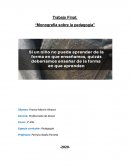 Trabajo Final: “Monografía sobre la pedagogía”