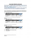 GUIA PARA TRÁMITES VIRTUALES