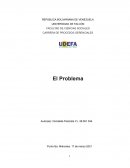 INFORME METODOLOGIA DE INVESTIGACION EL PROBLEMA