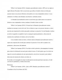Llamada de Procedimiento. Página 1