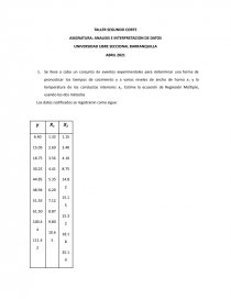 ANALISIS E INTERPRETACION DE DATOS. Página 1
