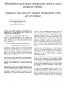 Manual de procesos para emergencias sanitarias en la ciudad de Ambato