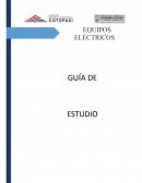 EQUIPOS ELÉCTRICOS GUÍA DE ESTUDIO
