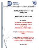 ANALISIS SOBRE EL ENSAYO “LA INTELIGENCIA, LA CREATIVIDAD Y TEORIAS SOBRE LA SABIDURIA”