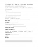 APLICABILIDAD DE LA TEORIA DE LA CONSULTORIA DE PROCESOS ORGANIZACIONALES EN UNA INSTITUCION EDUCATIVA