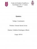 CUESTIONARIO DE TERMOQUÍMICA