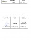Procedimientos Comercial