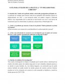 GUÍA PARA ANÁLISIS DE LA PELÍCULA: “UN MILAGRO PARA LORENZO”