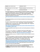 El cuidado del medio ambiente