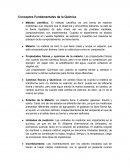 Conceptos Fundamentales de la Química