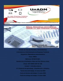 MATEMATICAS ADMINISTRATIVAS. Página 1