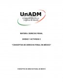 CONCEPTOS DE DERECHO PENAL EN MÉXICO