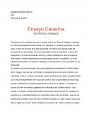 Ensayo Canaima De Rómulo Gallegos