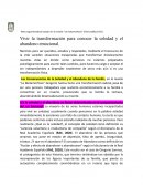 Vivir las transformación “La metamorfosis” (Franz Kafka,1915)