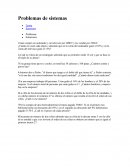 Problemas resueltos de sistemas lineales