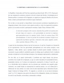 LA REPÚBLICA ARISTOCRÁTICA Y LA ECONOMÍA