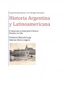 Historia Argentina y Latinoamericana