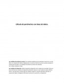 Cálculo de parámetros con base de datos