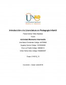 Introducción a la Licenciatura en Pedagogía Infantil