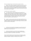 Para que una investigación tenga un alcance debe contener los siguientes elementos