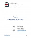 Estrategia de operaciones