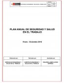PLAN ANUAL DE SEGURIDAD Y SALUD EN EL TRABAJO