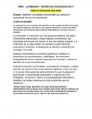 Ansiedad y estres en adolescentes