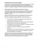Administración de Recursos Humanos de una empresa