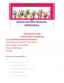 Proyecto esi 6° grado Espacio curricular didactica. Tramo de formacion pedagogica