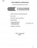 Plan de negocios de exportación. Gerencia Comercial Internacional