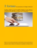 3 formas de automatizar el trabajo a distancia