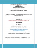 MODELOS CREATIVOS DE APRENDIZAJE EN Y PARA LA VIDA