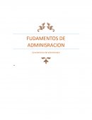 Características del administrador