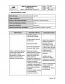 GUÍA DE TRABAJO PRÁCTICO - EXPERIMENTAL Talleres y Laboratorios de Docencia ITM