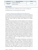 Diferencias y similitudes entre la teoría ecológica de Bronfenbrenner y la teoría general de sistemas