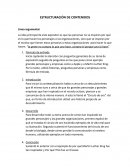 Estructuracion de contenidos
