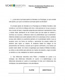 Historia y Fundamentos Filosóficos de la Psicología (Práctica)