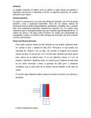 Trabajo de disposicion. Almacenamiento