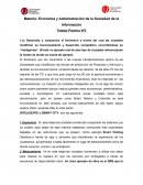 Economía y Administración de la Sociedad de la Información