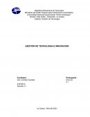 GESTION DE TECNOLOGIA E INNOVACION