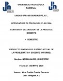 CONTEXTO Y VALORACION DE LA PRACTICA DOCENTE
