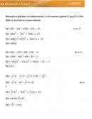Matematicas aplicadas a la Administración
