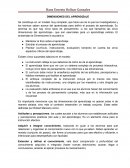 DIMENSIONES DEL APRENDIZAJE