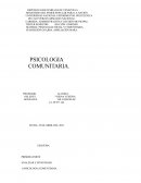 PSICOLOGIA COMUNITARIA