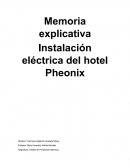 Instalación eléctrica del hotel Pheonix