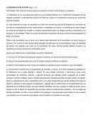 LA REPÚBLICA DE PLATÓN