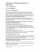 Psicologia del desarrollo y el aprendizaje